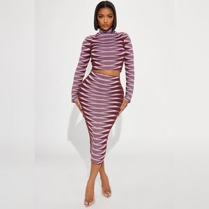 Fashion Nova Skirt Set